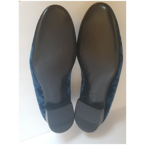 SOLD Giuseppe Zanotti Suit Patterned Velvet Loafer - Picture 4 of 7